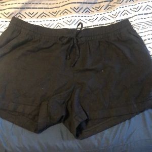 Old Navy Linen Shorts Black
